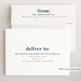 "Bold Nickname" - Birth Announcements in Bluebird by Shirley Lin Schneider - FREE Recipient Addressing