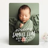 "All write" - Birth Announcements in Cloud by Lea Delaveris - Front