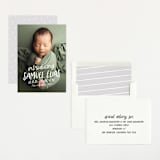 "All write" - Birth Announcements in Cloud by Lea Delaveris - Assembled