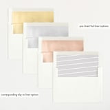 "All write" - Birth Announcements in Cloud by Lea Delaveris - Envelope Liner Options