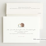"Little Friends" - Birth Announcements in Buttercream by Vera Lim - FREE Recipient Addressing