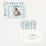 "Tied Together" - Birth Announcements in Mint by Paper Sun Studio - Assembled
