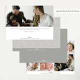 "We Are Family" - Birth Announcements in Cotton by Corinne Malesic - Back of Card Options