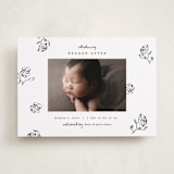 "The Flora" - Birth Announcements in Lily of the Valley by Pixel and Hank - Front