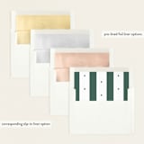 "Boldly Named" - Birth Announcements in Forest by Anna Elder - Envelope Liner Options