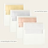 "Close Up" - Birth Announcements in Cotton by Angela Thompson - Envelope Liner Options