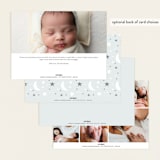 "So Proud" - Birth Announcements in Sky by Carolyn MacLaren - Back of Card