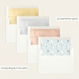 "So Proud" - Birth Announcements in Sky by Carolyn MacLaren - Slip-In Envelope Liners