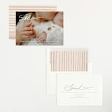 "Sibling intro" - Birth Announcements in Cotton by Creo Study - Assembled