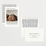 "Simple name" - Birth Announcements in Cotton by Stacey Meacham - Assembled