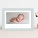 "Linen frame" - Birth Announcements in Powder by Lea Delaveris - Front