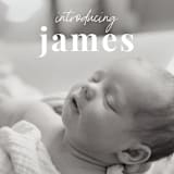 "Introduction" - Birth Announcements in Cloud by Sara Hicks Malone - Close-Up