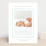 "Golightly" - Birth Announcements in Mint by Lauren Chism - Front