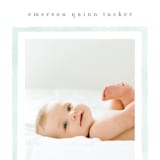 "Golightly" - Birth Announcements in Mint by Lauren Chism - Detail