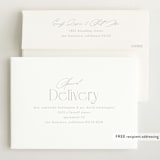 "Ollie" - Birth Announcements in Cotton by Kristie Kern - FREE Recipient Addressing