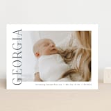 "The Chic Side" - Birth Announcements in Ink by Carolyn MacLaren - Front