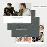 "The Chic Side" - Birth Announcements in Ink by Carolyn MacLaren - Back of Card Options