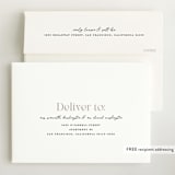"Perfection" - Birth Announcements in Snow by Pixel and Hank - FREE Recipient Addressing