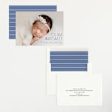 "Sweetly modern" - Birth Announcements in Denim by Lisa Assenmacher - Assembled