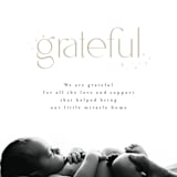 "Grateful" - Birth Announcements in Stars by Orasie - Detail