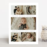 "Too Cute" - Birth Announcements in Cloud by Heather Schertzer - Front