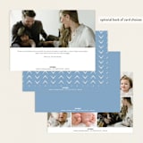 "Pictured Here" - Birth Announcements in Skyfall by Christie Garcia - Back of Card Options
