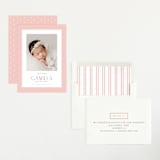 "Sweet scallop" - Birth Announcements in Rose by Robert and Stella - Assembled