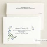 "Floral Forest Friends" - Birth Announcements in Bluebell by Alice Nelen - FREE Recipient Addressing