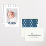 "Bold Nickname" - Birth Announcements in Bluebird by Shirley Lin Schneider - Assembled