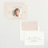 "Prim" - Birth Announcements in Petal by Melissa Egan of Pistols - Assembled