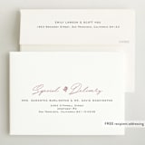 "Prim" - Birth Announcements in Petal by Melissa Egan of Pistols - FREE Recipient Addressing