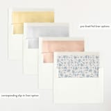"Quirky Hello" - Birth Announcements in Powder Blue by Alethea and Ruth - Envelope Liner Options