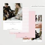 "Sweetest Scallop" - Birth Announcements in Petal by Emily Betts - Back of Card Options