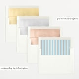 "Modern striped frame" - Birth Announcements in Powder Blue by Jackie Crawford - Envelope Liner Options