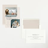 "Happy Overlay" - Birth Announcements in Linen by Kelly Schmidt - Assembled