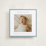 "square" - Birth Announcements in Sky by JoAnn Jinks - Front