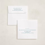 "square" - Birth Announcements in Sky by JoAnn Jinks - FREE Recipient Addressing