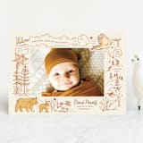 "Baby Bear" - Birth Announcements in Cream by Morgan Ramberg - Front