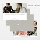 "Serenity" - Birth Announcements in Cloud by Everett Paper Goods - Back of Card Options