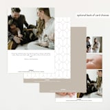 "Ollie" - Birth Announcements in Cotton by Kristie Kern - Back of Card Options
