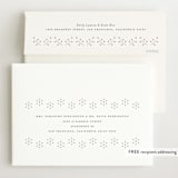 "Eyelet" - Birth Announcements in Taupe by Lauren Chism - FREE Recipient Addressing