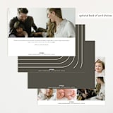 "Simple Photo" - Birth Announcements in Almond by Brianne Larsen - Back of Card Options