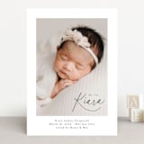 "Corner Hello" - Birth Announcements in Midnight by Jackie Crawford - Front
