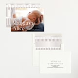 "Perfection" - Birth Announcements in Snow by Pixel and Hank - Assembled