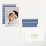 "Sweetly modern" - Birth Announcements in Denim by Lisa Assenmacher - Assembled