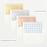 "Classic Monogram" - Birth Announcements in Sky by Erin Hodges - Envelope Liner Options