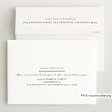 "Classically Modern" - Birth Announcements in Slate by Brianne Larsen - FREE Recipient Addressing