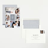 "Distinguished" - Birth Announcements in Graphite by Sara Hicks Malone - Assembled