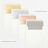 "Indie" - Birth Announcements in Cloud by Lauren Chism - Envelope Liner Options