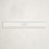 "Scholarly Charm" - Birth Announcement Belly Bands in Royal by Megan Davis - Front